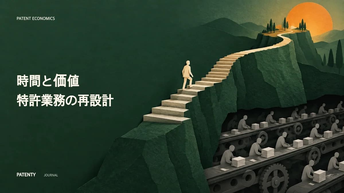時間と価値の分離:AI時代におけるブティック特許事務所の戦略的アービトラージ