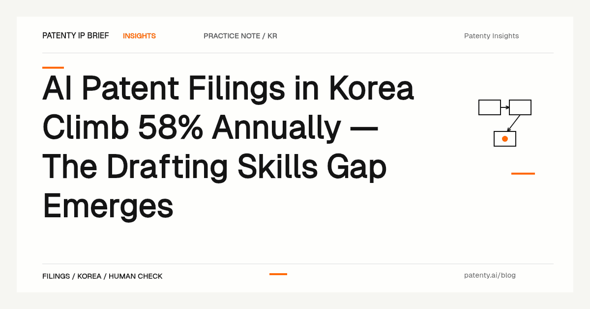 韩国AI专利申请量年增58%——撰写技能差距凸显